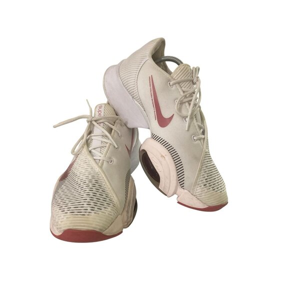 Nike cu5925 Air Zoom SuperRep 2  Women Size 9 White Pink  Sneaker Training Shoes - Picture 1 of 8